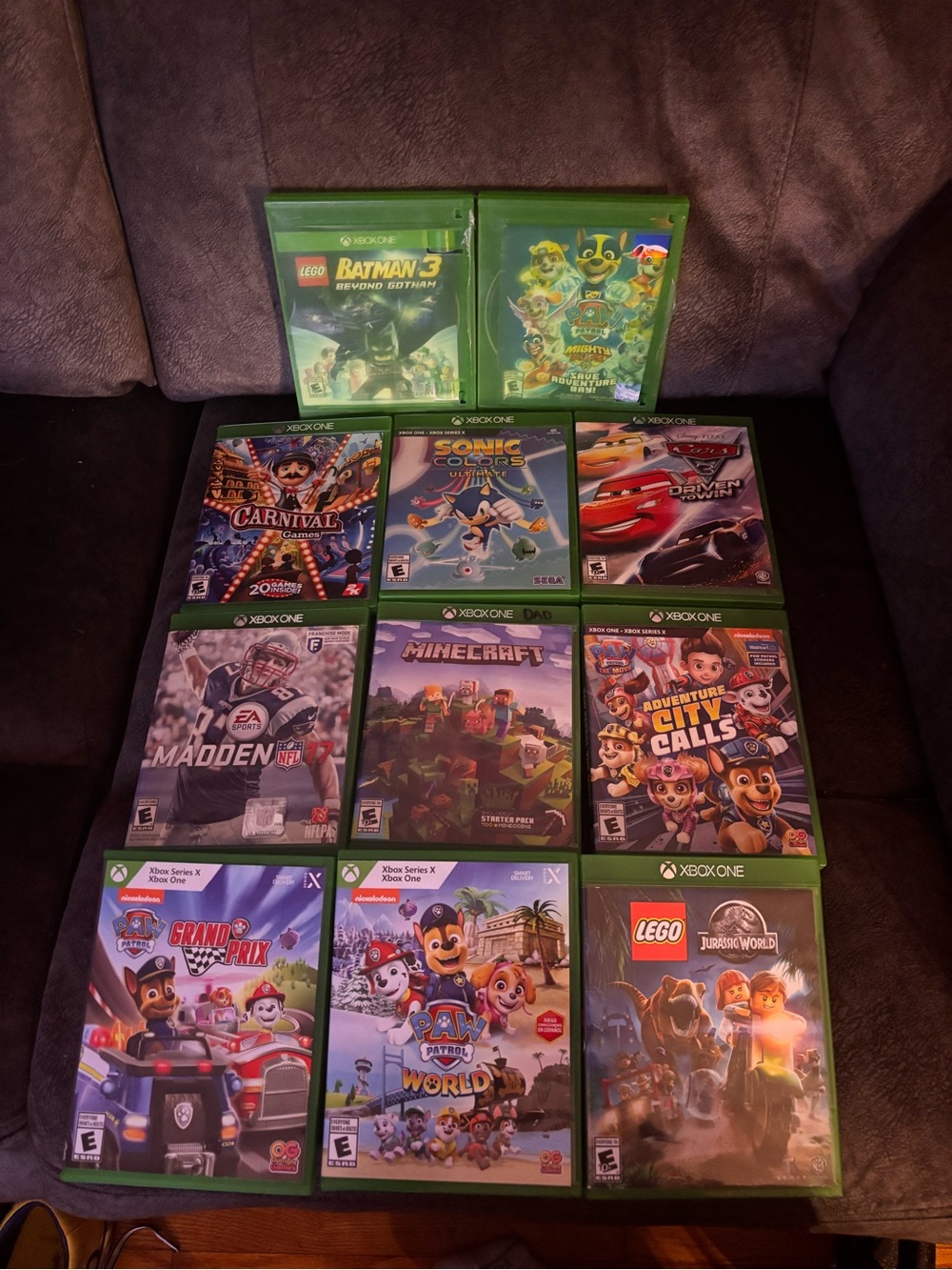 Huge Xbox One & Series X Game Bundle - Minecraft, Paw Patrol, LEGO & More! Lot